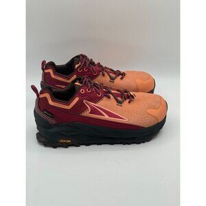 Altra Women's Trail Running Shoes - Orange and Burgundy